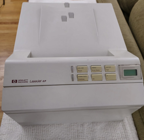 RARE VINTAGE Hewlett Packard HP 33471A LaserJet II P SCSI Printer Untested! - Picture 1 of 13