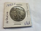 Photo of a 1933-S Walking Liberty Half Dollar from an eBay listing that sold on Jul 23, 2026