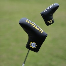Malbon Golf Club Headcovers Sunflower, Wood Driver Hybrid Putter Mallet