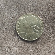 France 1988 Twenty Centimes Coin Marianne French Collectible
