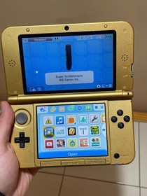 Nintendo 3DS XL Legend of Zelda Link Between Worlds Gold Console + Games WORKS