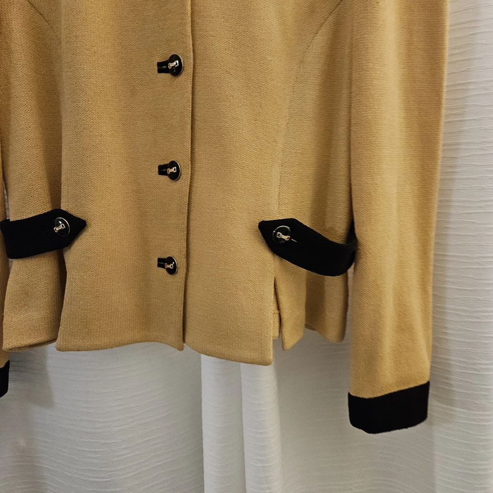 Jaqueta de malha st. john tamanho 14 - Imagem 2 de 4