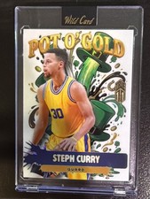 2026 Wild Card Steph Curry SPLAT “ POT OF GOLD “ TRUE 1/1 St.Patrick Days