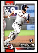 Petey Halpin 2026 Topps Series Two 2 Rookie Card RC | #668 Cleveland Guardians. rookie card picture