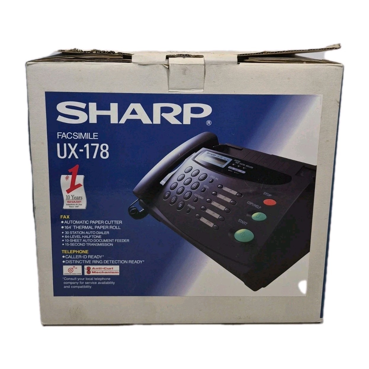 SHARP UX-178 Facsimile Fax Machine & Telephone Copier Desktop *NEW CONDITION*