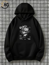 Unisex Heart Design Hoodie