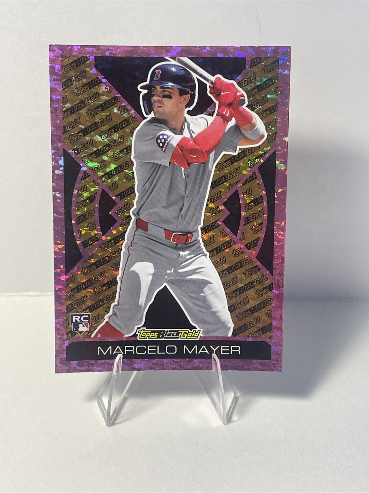2025 Topps Update #BG-13 Marcelo Mayer Topps Black Gold Pink Foil