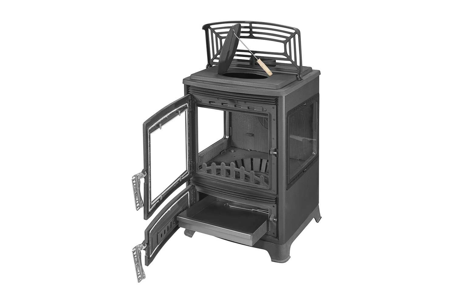 Hekla1 wood burning stove, cast iron stove, cooker stove, wood stove