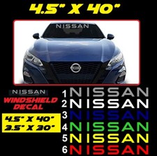 Nissan - Logo Windshield Banner Vinyl Sport Premium Decal Racing Sticker Nissan - Logo Windshield Banner Vinyl Sport Premium Decal Racing Sticker