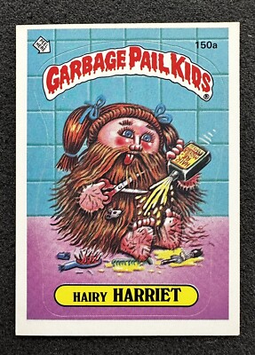 1986 Topps Garbage Pail Kids #150a Hairy Harriet | eBay