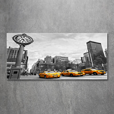 Acrylglas-Bild Wandbilder Druck 120x60 Deko Fahrzeuge Taxis New York