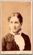 ANTIQUE CIRCA 1880S POMEROY GORGEOUS LADY FANCY DRESS ROCHESTER NEW YORK