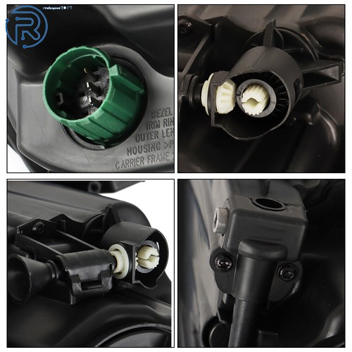 Faro proyector halógeno negro para Jeep Cherokee 2014-2018 - Imagen 10 de 12