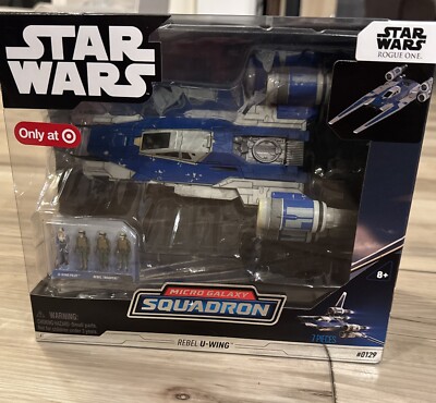 Star Wars Micro Galaxy Squadron Rebel U-Wing Vehicle and Mini Figure Set #0129