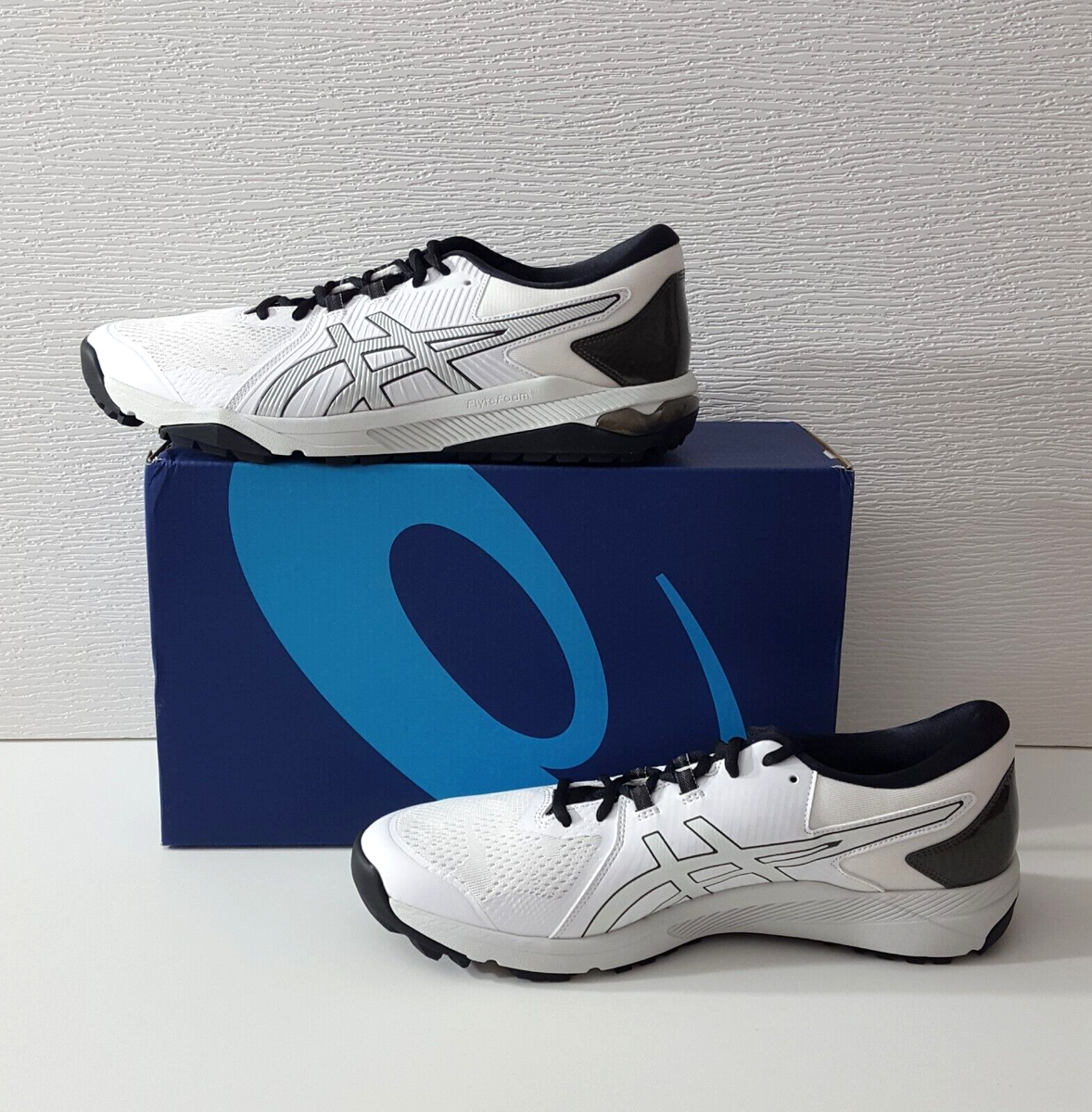 NIB* Asics GEL-COURSE GLIDE golf shoes white/grey men's size 12