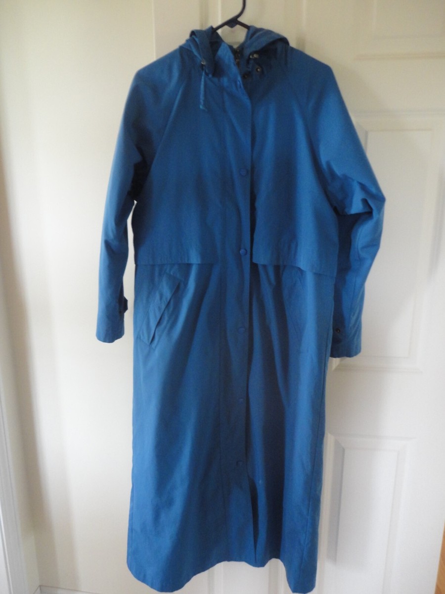 LL Bean Trench Coat Womens Medium Regular Removable Liner Rain