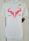Nike Men's Rafa Nadal Celebration Crew Neck Tee Shirt Tennis AR1418-100