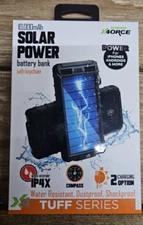 Ultimate X4orce 10.000mAh Solar Power Battery Bank Tuff Series