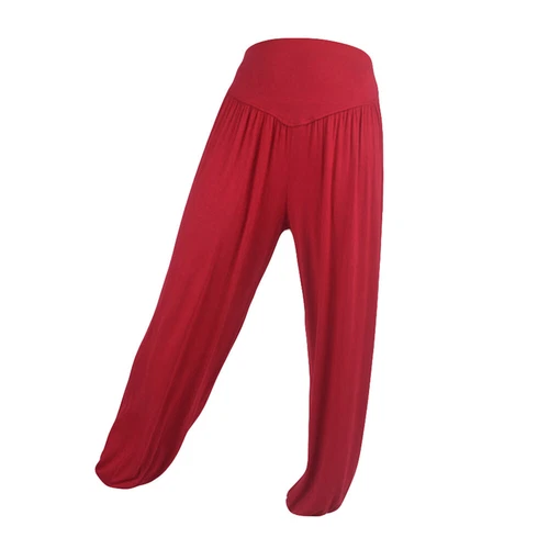 Women Elastic Loose Modal Cotton Soft Yoga Sports Dance Harem Pants Trousers - Picture 36 of 57