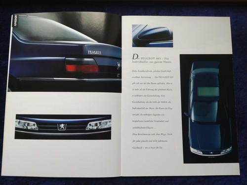 Peugeot 605 Prospekt 07.1997 + technische Daten - Picture 4 of 10