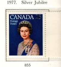 Canada 1977 Queen Elizabeth II Silver Jubilee SG855 MNH