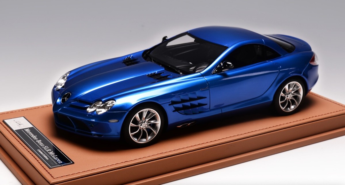 1/18 Ivy Models Mercedes Benz McLaren SLR in Blue Leather