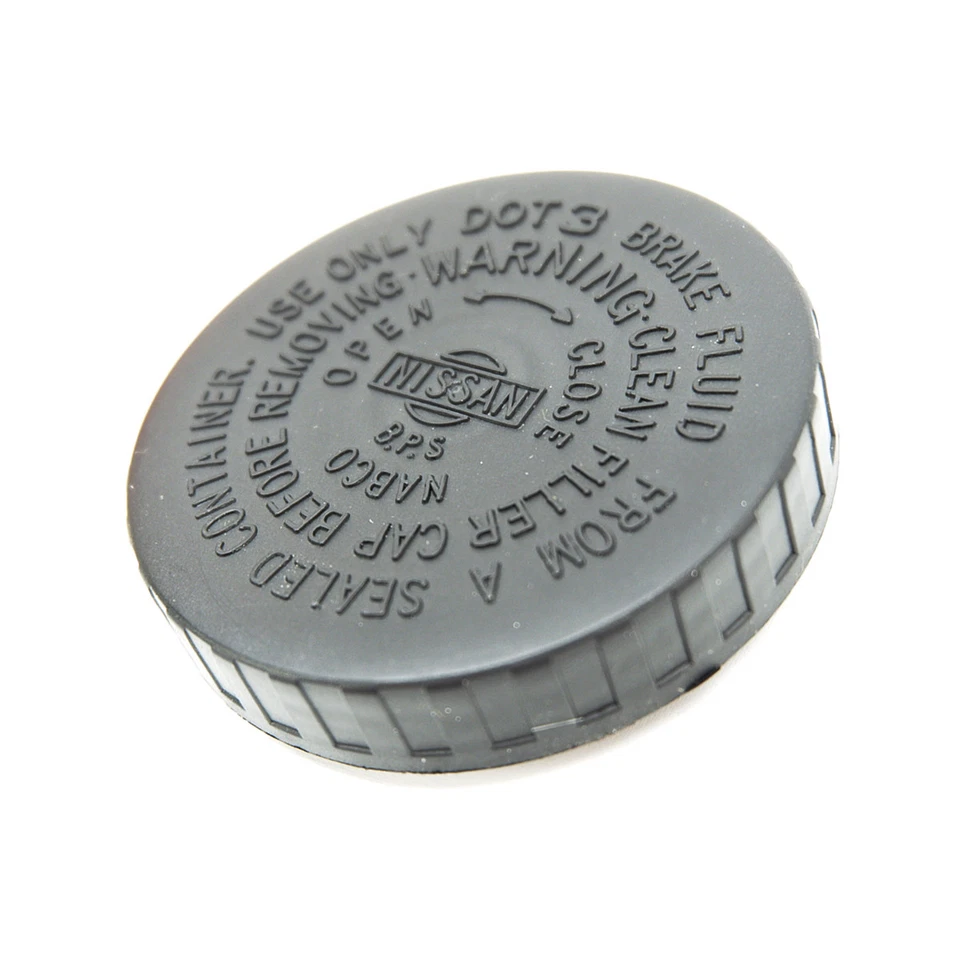 Se adapta a Nissan Big-M D21 1994 1995 97 cilindro de freno depósito de aceite tapa del tanque negro Foto 4 de 4