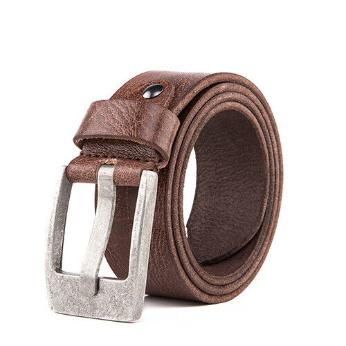 Men’s Genuine Leather Casual Dress Jeans Belts for Men 1.5inch Wide - Picture 3 of 33