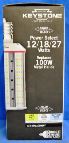 Keystone KT-LED27PSHID-H-E26-8CSB-D Power Select 27/18/12W, E26 Base, Color Sele - Picture 3 of 3