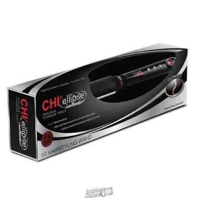 CHI Ellipse Titanium Hairstyling Wand  Curling Iron 1 1/2'' Oval Barrel GF7109