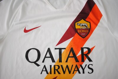 AS ROMA 2019/2020 AWAY NIKE FOOTBALL SHIRT JERSEY MEN'S MEDIUM