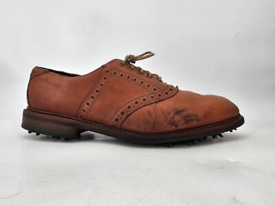 Allen Edmonds First Cut Golf Shoes Leather Walnut Honors Collection Mens 8