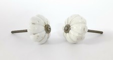 Pair Of Vintage Rare Decorative Ceramic Drawer/Wardrobe/Door Knobs. i24-123