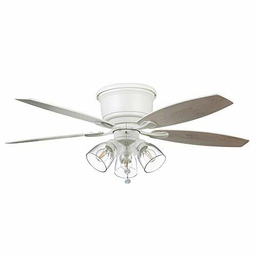 Hampton Bay Brookhurst 52 Ceiling Fan White For Sale Online Ebay