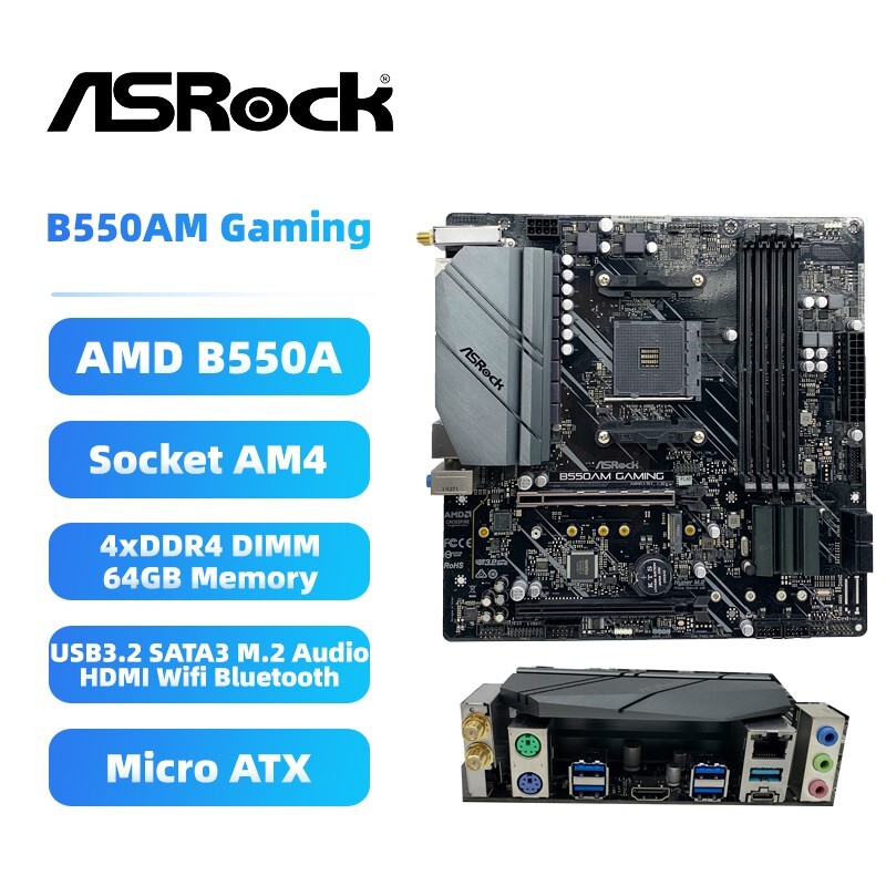 Asus B550 Amd B550a Motherboard AMD B550A Motherboard ASRock