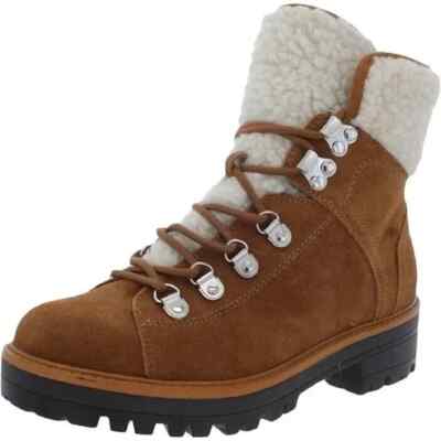 Marc Fisher Women s Isalia Lace Up Hiker Boots Size 10 Save $90.00