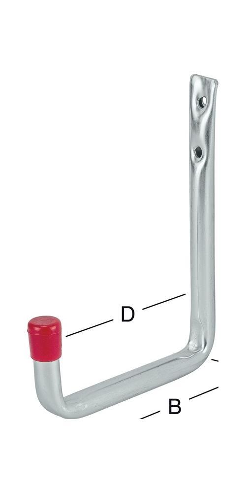 U-образный наконечник VORMANN Wandhaken ohne Gummierung Ausladung 150 мм Stahl verzinkt 1390₽