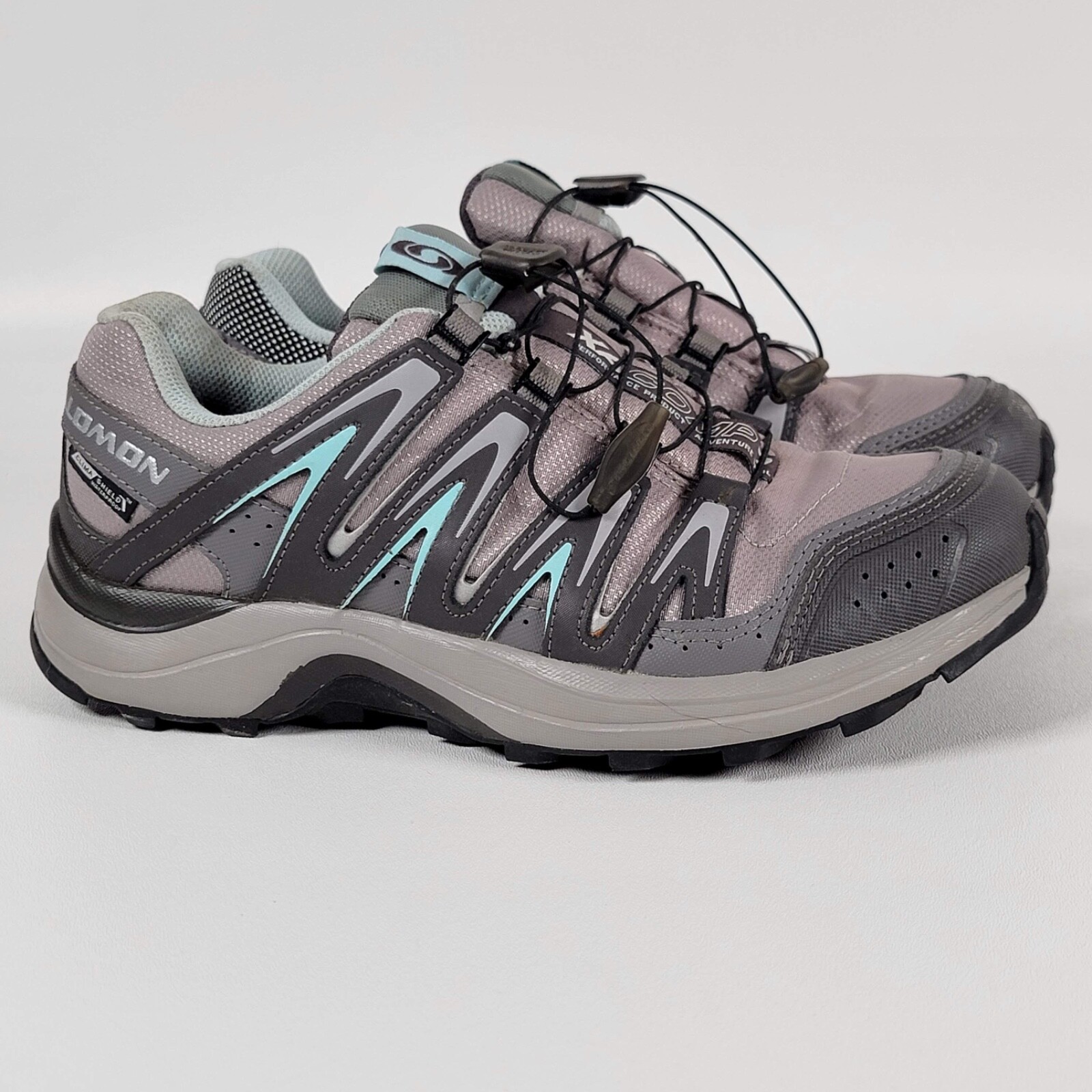 Scarpe da ginnastica Salomon XA Comp 7 da donna taglia 8 US 40 grigie trail running 327090