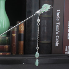 Vintage Metal Flower Hairpin for Women Antique Hair Stick Girl Costume Hair Clip