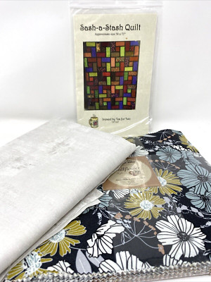 Tea for Two Designs Sash-A-Stash Quilt Kit NEW
