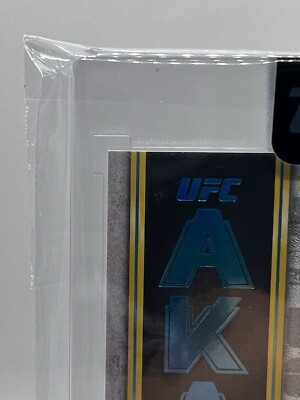 Israel Adesanya 1/1 - 2024 UFC Topps Knockout AKA GOLD Ink - On