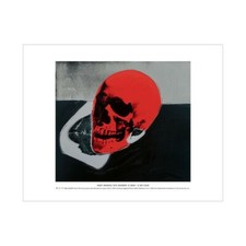 Andy Warhol Skull 1976 Tate Modern Mini Print Pop Art Retrospective Contemporary