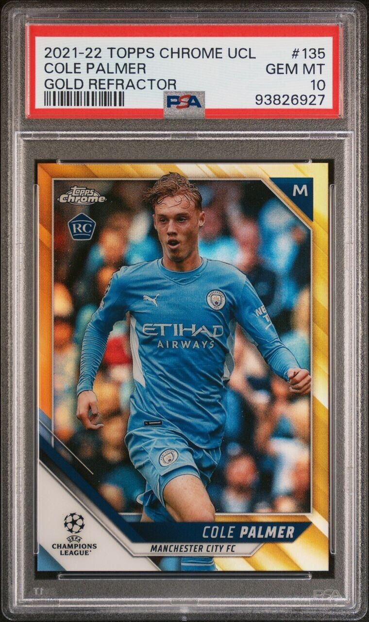 Cole Palmer 2021 Topps Chrome UEFA Champions League #135 Cole Palmer 2021 Topps Chrome UEFA Champions League #135