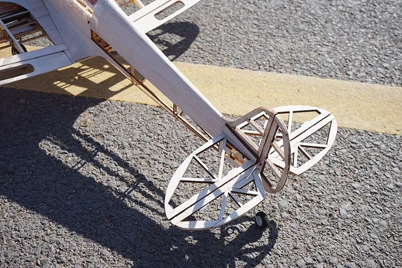 WWII Spitfire Fighter Plane Balsa Wood Airplane Model Kit Wingspan 102cm - Image 4 of 4