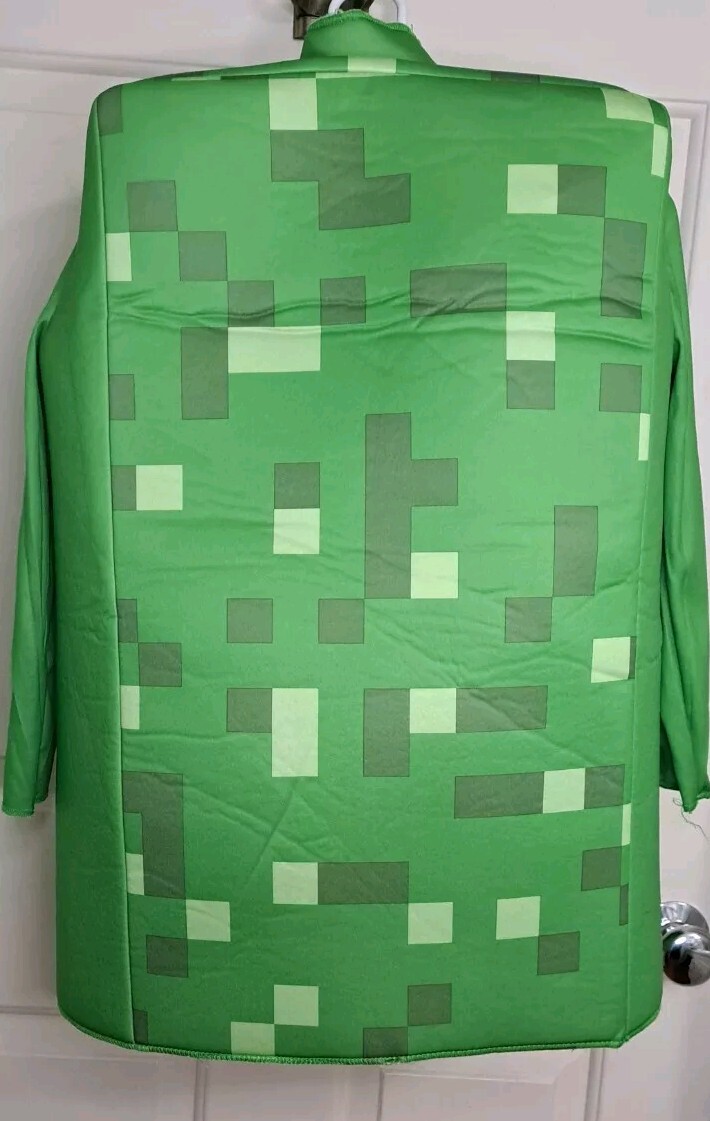 Minecraft Creeper Deluxe Child Costume Size Medium 8 … Gem