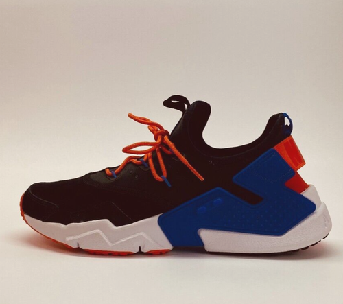 Nike Air Huarache Drift PRM Black/Rush Violet-Rush Orange New AH7335 002 Size 9 - Picture 10 of 10