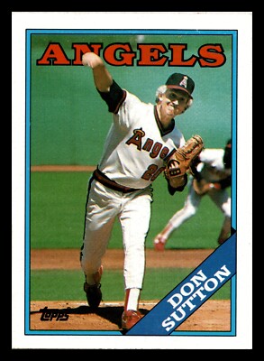 1988 Topps Don Sutton HOF California Angels #575 NM-MINT Baseball Card