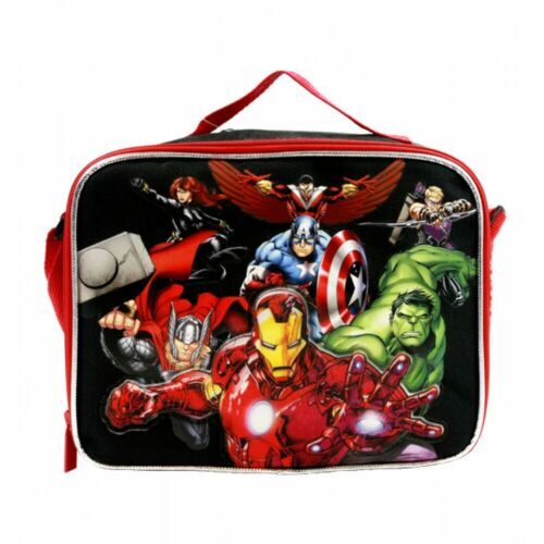 Boîte Repas Enfant Marvel Avengers - Lunch Box Plastique Lavable Lave-vaisselle, 17x13x6.5 Cm
