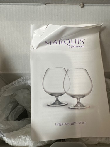 WATERFORD MARQUIS 2pc ADDISON ICE TEA GLASSES BNIB BEAUTIFUL - Picture 11 of 11