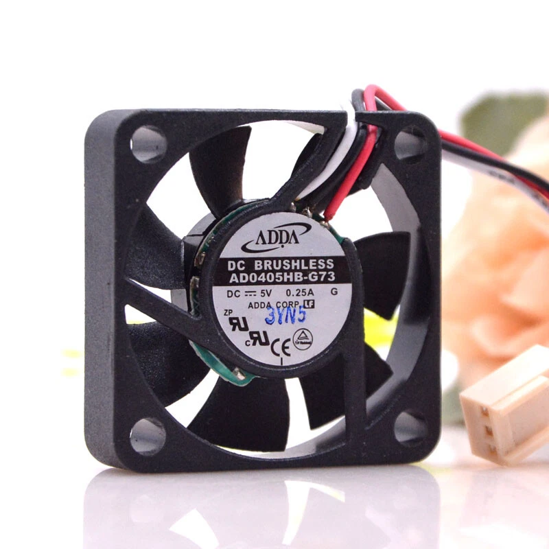 1PCS ADDA AD0405HB-G73 DC5V 0.25A 4CM 40*40*10MM 3Pin Cooling Fan Fast Shipping - Image 2 of 4